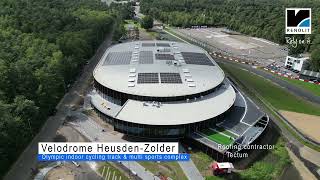 HeusdenZolder Velodrome Waterproofing with RENOLIT ALKORPLAN Classic PVC Membrane [upl. by Ecirtaed426]