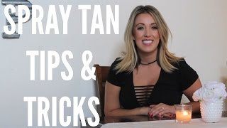 Spray tan Tips amp Tricks [upl. by Kassaraba]