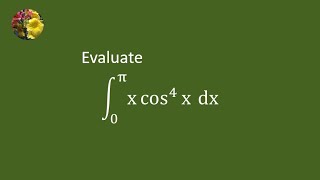 Solving definite integral using standard technique and Wallis cosine formula [upl. by Akem275]