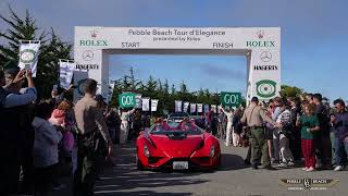 The Start of the 2022 Pebble Beach Tour dElegance [upl. by Jim202]