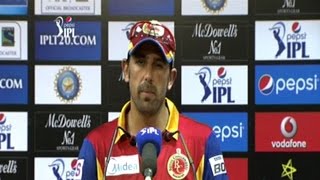 IPL 8 MI vs RCB David Wiese after losing to Mumbai Indians [upl. by Mathia644]