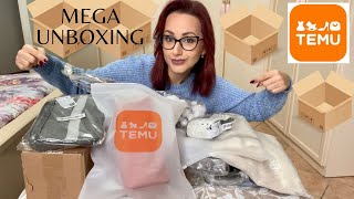 MEGA UNBOXING TEMU 100€ DI ORDINE  Eleonora Home [upl. by Ailem]