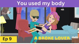 A broke lover part 9  English story  Learn English  English animation  Talk It Easy [upl. by Lasorella]