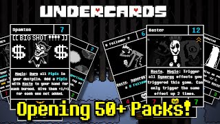 UNDERCARDS  Opening 50 packs [upl. by Sucramaj279]