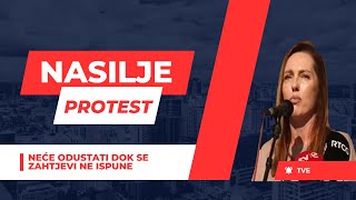 NASILJE Neće odustati dok se zahtjevi ne ispune [upl. by Cestar58]