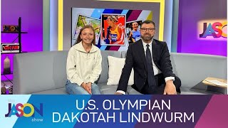 US Olympian Dakotah Lindwurm talks about her inspiring path to the Paris Olympics [upl. by Ydok849]