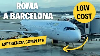 ASÍ ES VOLAR CON VUELING DE ROMA A BARCELONA [upl. by Enrobso835]