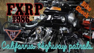 【FXR】86 FXRP CHP バイクチェーーーーック [upl. by Neelram]