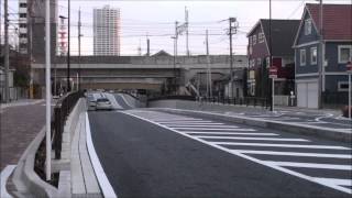 201204011船橋都市計画道路の南本町馬込町線開通 [upl. by Talich]