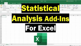 Statistical Analysis AddIns For Excel Completely Free [upl. by Eiramac485]