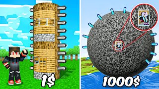 1 vs 1000000 Illegal Base in Minecraft [upl. by Amorita395]