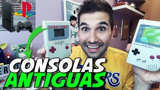 Mis consolas RETRO Play Station Nintendo 64 Gold Game Boy… mejorando mi Inglés  Sergio Encinas [upl. by Litsyrk]