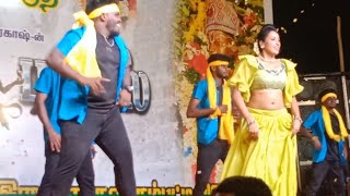 Kathala kannala kuthatha nee enna song  Adalpadal 2024  Night Ganaboys Dance [upl. by Aciamaj]