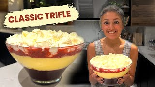 Perfect pudding for sharing  EXTRA LARGE BOWL OF CLASSIC TRIFLE [upl. by Aicre]