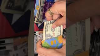 100 Envelope Challenge Stuff 326 reels cashstuffing asmr moneysavingideas [upl. by Anitnerolf]