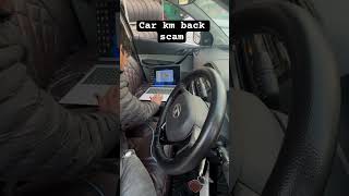 Car km meter back very easily scam  Motors talks shorts shortvideo [upl. by Darcee]