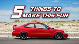 5 Things to Make Your Underpowered Honda More Fun to Drive [upl. by Mandy947]