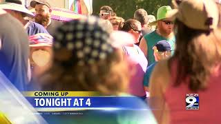 Coming up on KEZI 9 News at 4 Eugene Pride facing parking issues with yearly festival fire at [upl. by Aryamo]