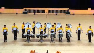 Horwang Drumline  1st Junior Stand Still Div TDC 2013 [upl. by Ellita234]