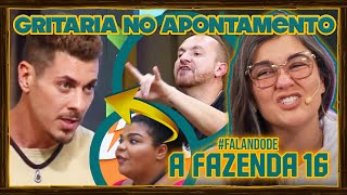 🐔AFazenda16 Treta e barraco Sacha é acusado de gritar com Flora se afasta e grupão vai pra cima [upl. by Alian]