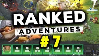 RANKED ADVENTURES 7  TECHIES DOTA 2 [upl. by Raclima]