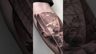 INCREIBLE TATUAJE ESCULTURA😱😱😱 tattoo tatuajes tattooartist tattooideas art tattooart [upl. by Loseff]