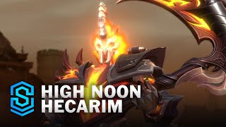 High Noon Hecarim Wild Rift Skin Spotlight [upl. by Dnomasor]