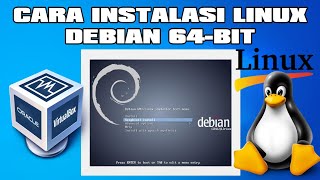 TUTORIAL INSTALASI LINUX DEBIAN 64BIT UNTUK PEMULA  TUGAS ASJ [upl. by Esojnauj]