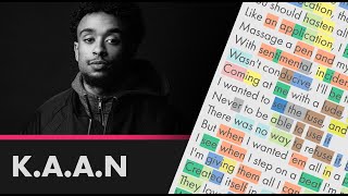 KAAN  Kaancepts  Lyrics Rhymes Highlighted 180 50K SUBS SPECIAL [upl. by Vadnee65]