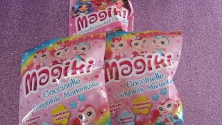 Unboxing Magiki coccinelle e Magiki principesse dell arcobaleno blind bag edicola [upl. by Essilevi]