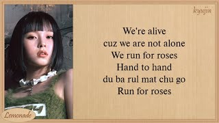 NMIXX Run For Roses Easy Lyrics [upl. by Earlene]