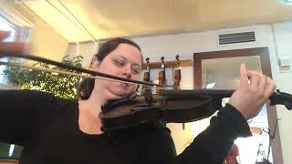 Carbon Composite Violin by Glasser with a carbon bridge [upl. by Anaic417]