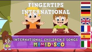 Kinderliedjes  Tekenfilm  FINGERTIPS – INTERNATIONAL – EXTRA LANG  Minidisco  DD Company [upl. by Ennaegroeg]