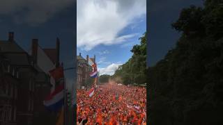 Netherlands fans taking over Hamburg 😍🟠 [upl. by Fremont]