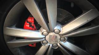 Halfords Red Brake Caliper Paint review [upl. by Nylynnej58]