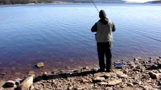 Fishing at Kielder Easter 2012 [upl. by Ayk]