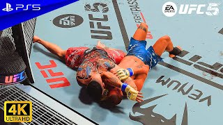 Tom Aspinall vs Ciryl Gane Full Fight  Who Will Win UFC Fight Night  PS5 Gameplay [upl. by Medora]