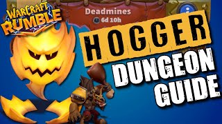 Boost HOGGER During Beast Week  Warcraft Rumble Deadmines Dungeon Guide [upl. by Anaeerb692]