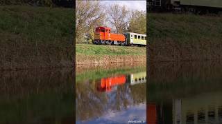 Schmalspurbahn Balatonfenyves Plattensee railway train balaton hungary trainspotting [upl. by Hanleigh]