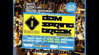 DJ PLEASURE  MC BASSMAN NUTCRACKA DREPS amp TRIGGA  INNOVATION IN THE DAM SPRING BREAK 2014 [upl. by Munniks]