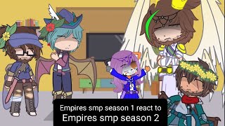 Empires smp season 2 react to empires smp season 1  part 2 [upl. by Trant]