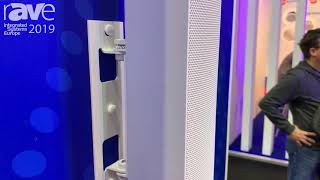 ISE 2019 Renkus Heinz Previews DC122 Beam Steerable Speaker from Directivity Control Series [upl. by Marlon]