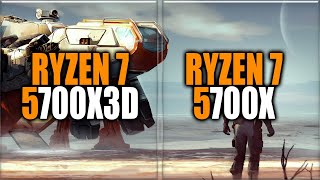 Ryzen 7 5700X3D vs 5700X Benchmarks  Tested in 15 Games and Applications [upl. by Corry]