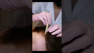 ASMR Doctor SCALP Check  Hairline Therapy Sharp or Dull Real Person shorts short asmr [upl. by Bonni]