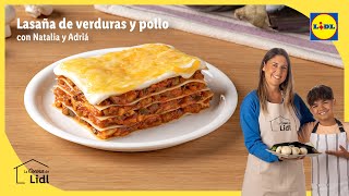 Lasaña de verduras 🫑🥕  Recetas con verduras  Lidl España [upl. by Enad]