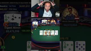 LOCURA en MAIN EVENT WSOP jugando por 4000000 poker allin gg ggpoker wsop badbeat [upl. by Cunningham]