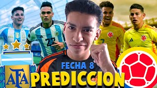 PREDICCION ELIMINATORIAS MUNDIAL 2026  Revancha COLOMBIA Vs ARGENTINA  Fecha 8  Futbol [upl. by Kwon]