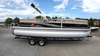 2014 Sun Tracker Party Barge 24 DLX w150HP 4 Stroke Stock ST1003A [upl. by Barna]