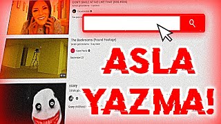 YOUTUBEda ASLA ARATMAMANIZ GEREKEN ŞEYLER 😱😨 [upl. by Garvy]