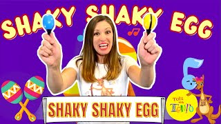 Shaky Shaky Egg  An Egg Shaker Song [upl. by Attinahs]